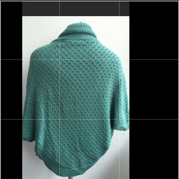 Zara Teal slouchy open knit  cardigan M - Picture 3 of 12